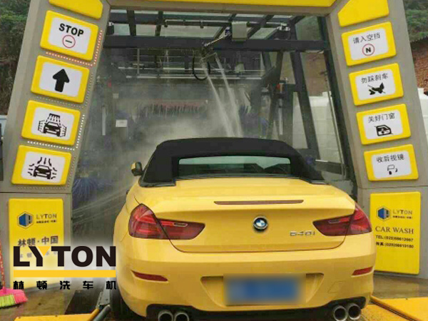 高效快捷，安全可靠！林頓FX11電腦洗車機(jī)高端車型清洗！