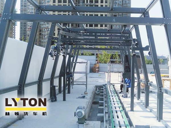 豫州腹地、梁祝之鄉(xiāng)駐馬店-中海石化FX11電腦洗車機(jī)設(shè)備安裝及基礎(chǔ)施工掠影